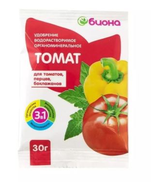 Водорастворимое удобрение Биона -Томат-Перец 30г